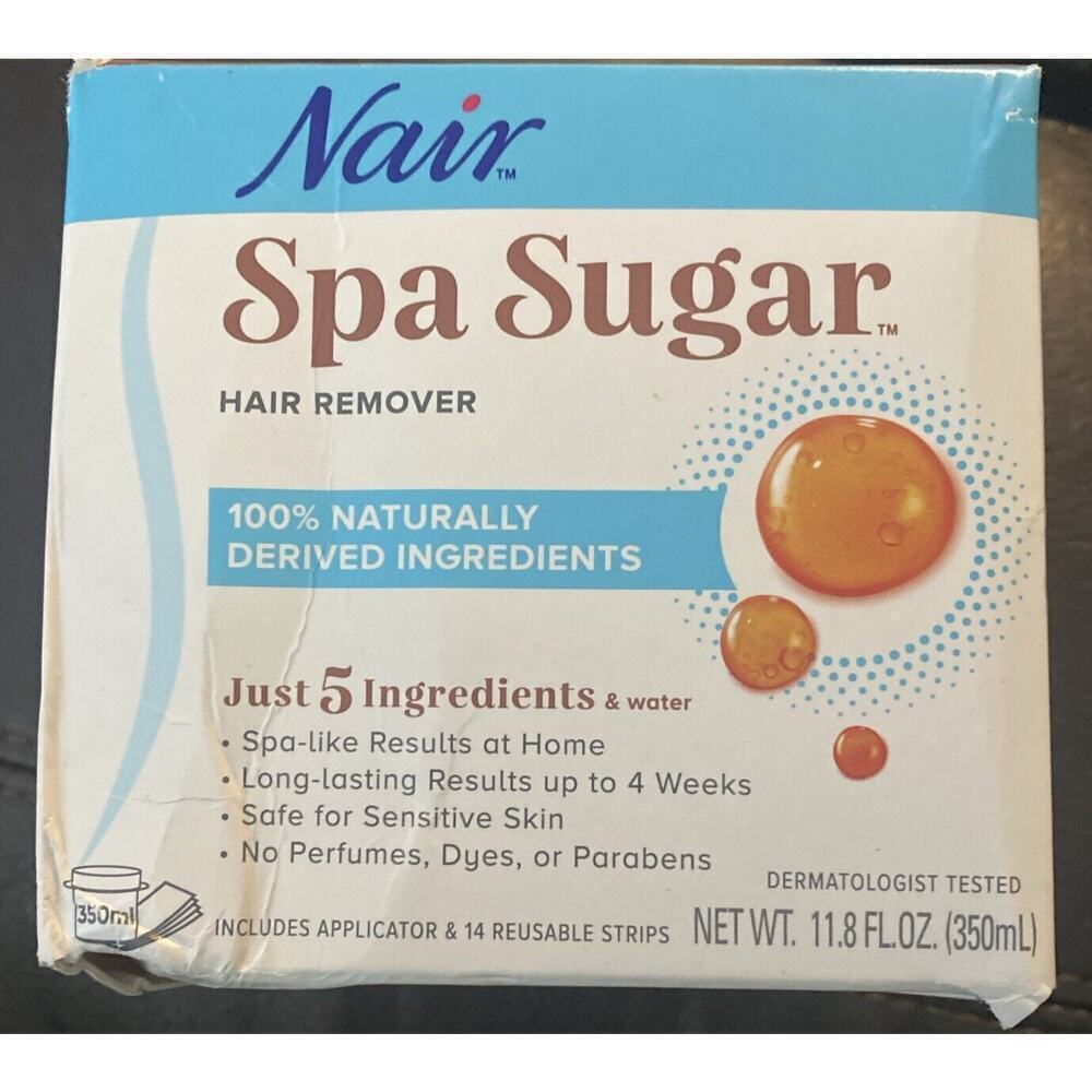 Nair Spa Sugar Hair Remover Kit, 3 Full Body Applications, 11.8 oz - Picture 4 of 6